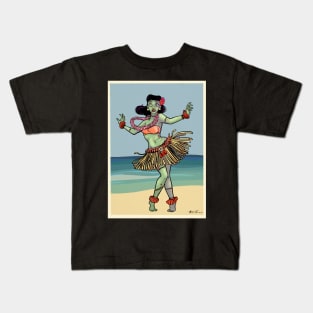 Hula zombie Kids T-Shirt